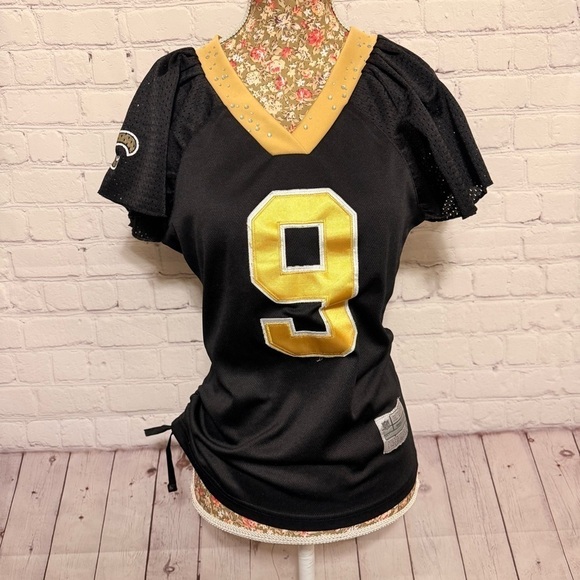 NFL X Reebok Tops - NFL Saints X Reebok “9” Drew Brees Stitched Jersey